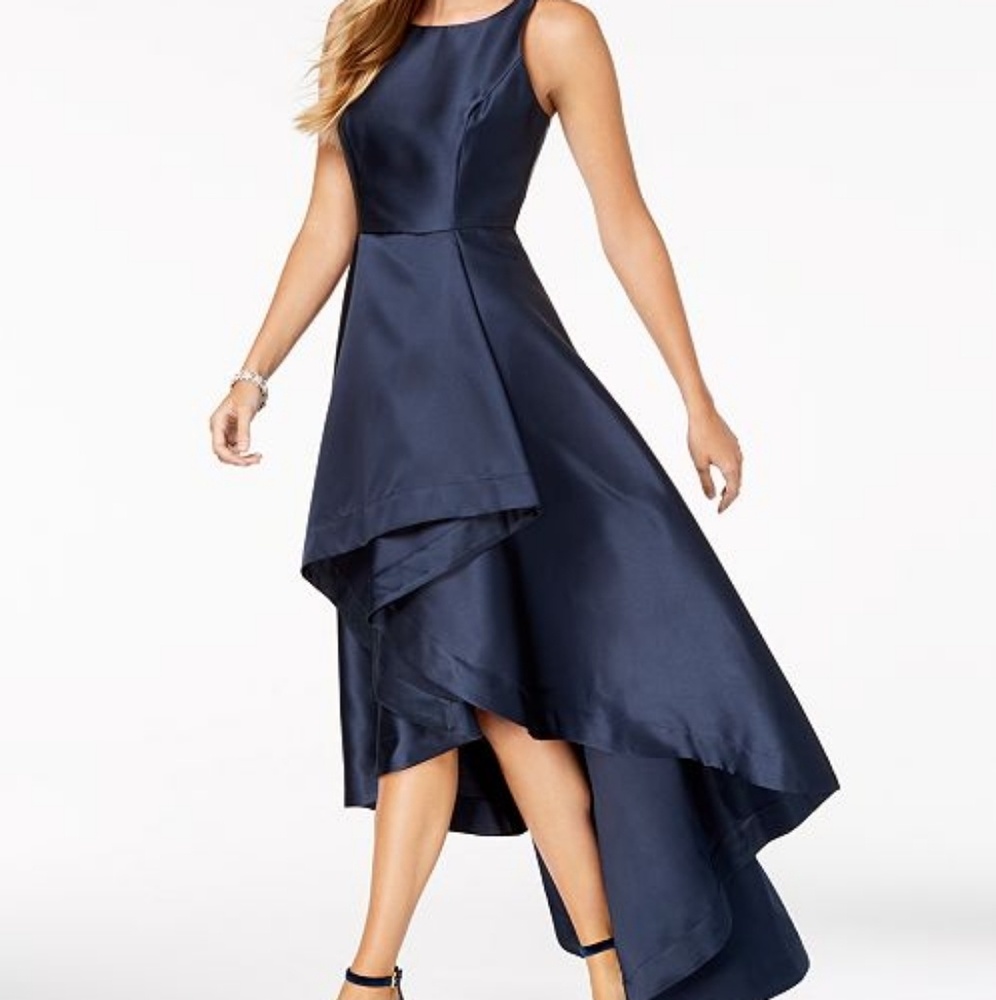 High-Low Mikado Gown